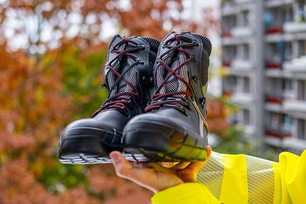 کفش ایمنی نیم ساق با زیره ضد سایش و لغزش